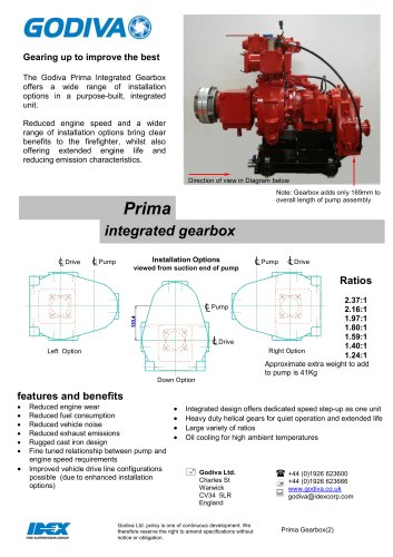 Prima Gearbox