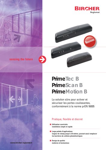 PrimeTec / PrimeScan / PrimeMotion B