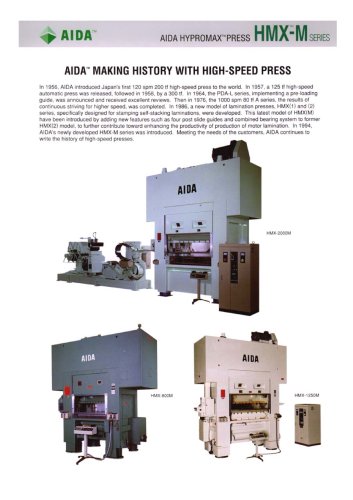 HMX-M High Speed Lamination Presses