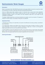 Semiconductor  Strain  Gauges