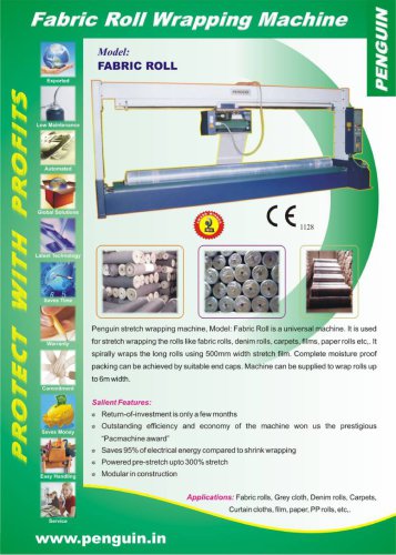 Fabric Roll Wrapping Machine