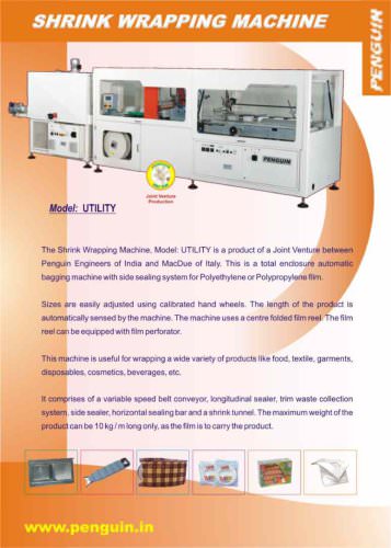 Shrink Wrapping Machine - Model: UTILITY