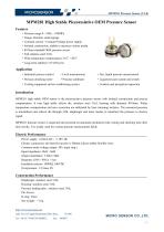 7kPa Low Range Piezoresistive Pressure Sensor MPM281