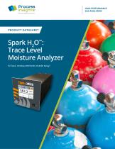 Spark H2 O™: Trace Level Moisture Analyzer