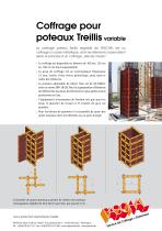 Coffrage pour poteaux Treillis variable - 2