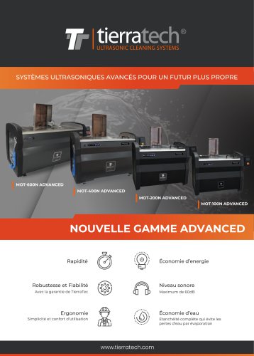 Nouvelle gamme Advanced