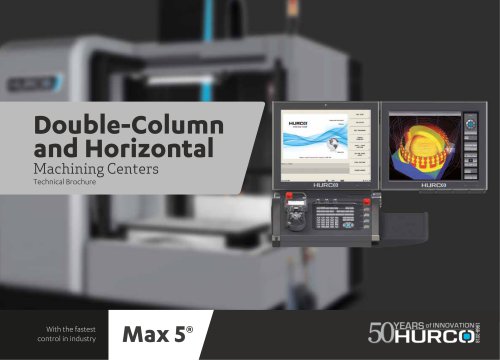 Double -Column and Horizontal Machining Centers 2020