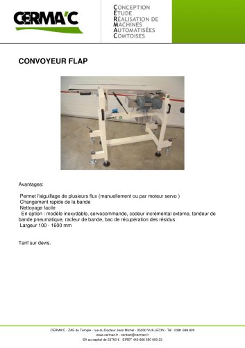 CONVOYEUR FLAP