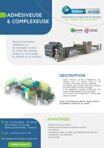 Fiche technique du produit - Adhésiveuse & Complexeuse FR-1