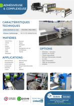 Fiche technique du produit - Adhésiveuse & Complexeuse FR-2
