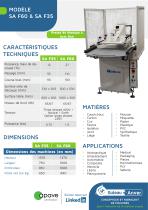 Fiche technique du produit - SA F60 & F35 FR-2