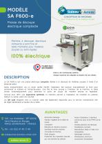 Fiche technique du produit - SA F600-e FR-1