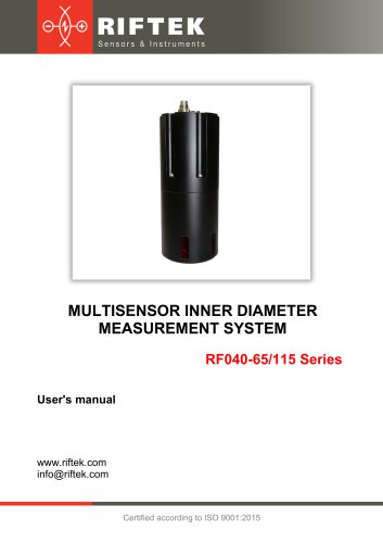 Multisensor Inner Diameter Measurement System Manual