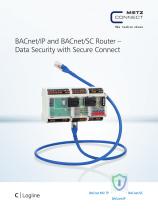 BACnet/IP and BACnet/SC Router – Data Security with Secure Connect