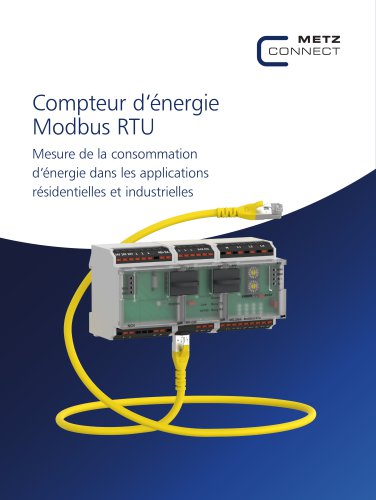 Compteur d‘énergie Modbus RTU – Mesure de la consommation d‘énergie dans les applications résidentielles et industrielles