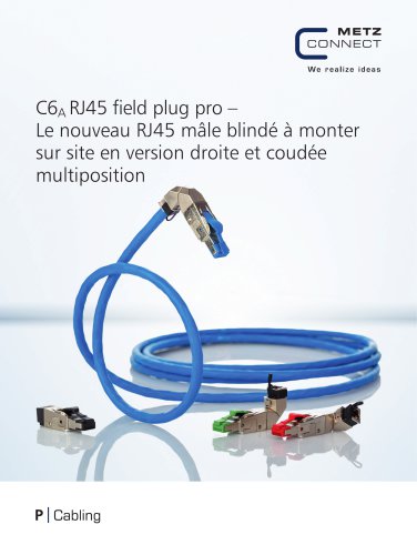 P|Cabling - RJ45 field plug pro