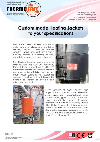 Custom Heating Jackets