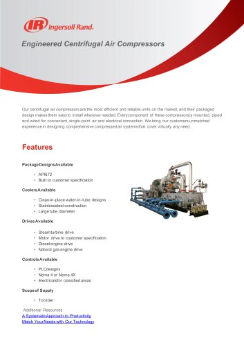 Engineered Centrifugal Air Compressors