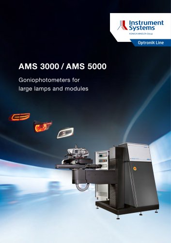 AMS 3000/5000 - Goniophotometers for large lamps and modules