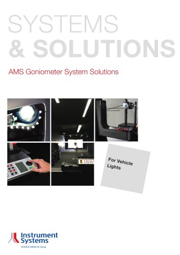 AMS Goniometer System Solutions