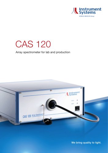 CAS 120 Array spectrometer for lab and production