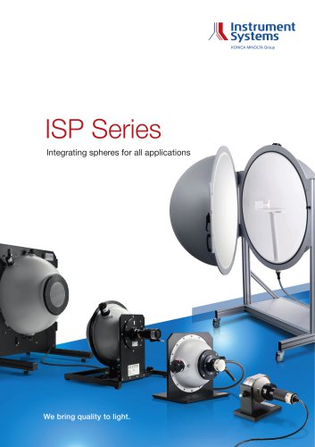 ISP - Integrating spheres for all applications