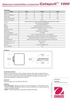 Balances industrielles compactes  C11P20 - 2