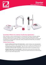 Starter  Water Analysis Bench Meters Smart Bench Meters for a Variety of Laboratory Applications