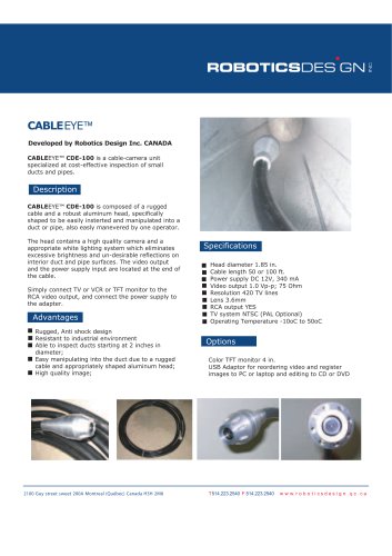 CABLEEYE™ CDE-100