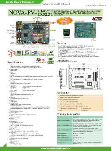 NOVA-PV-D4251/D5251