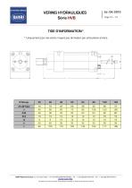 VERINS HYDRAULIQUES -Double effet -Série HVB - 10