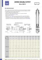 VERINS HYDRAULIQUES SERIE 500 V - 11