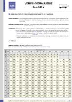 VERINS HYDRAULIQUES SERIE 500 V - 5