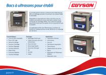 Bacs à ultrasons pour établi - 1