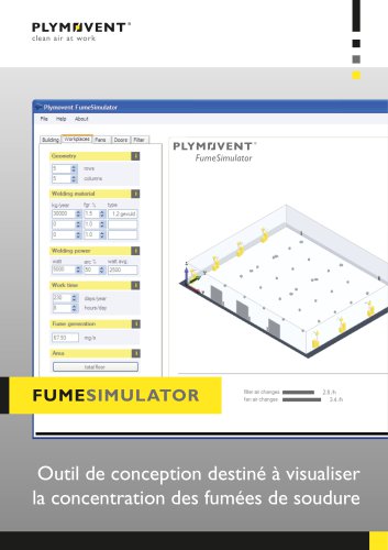 FumeSimulator - Outil de conception destiné à visualiser la concentration des fumées de soudure