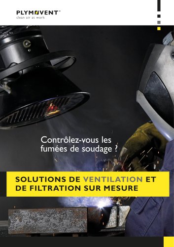 Solutions de ventilation et de filtration sur mesure