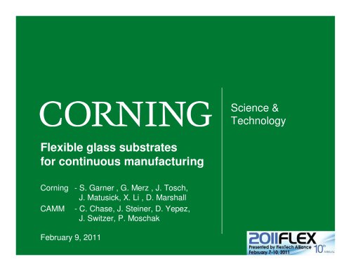 Flexible glass substrates for continuous manufacturing