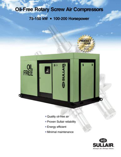 Oil-Free Rotary Screw Air Compressors