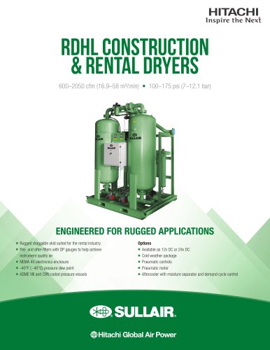 RDHL Construction & Rental Dryers 2025