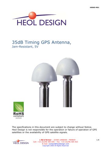 35dB Timing GPS Antenna