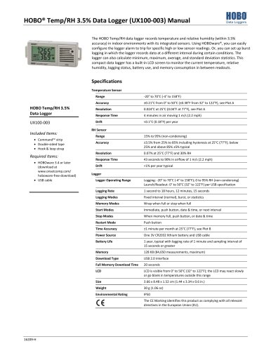 HOBO UX100-003