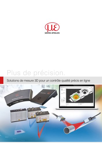 Capteurs 3D pour un contrôle qualité précis en ligne