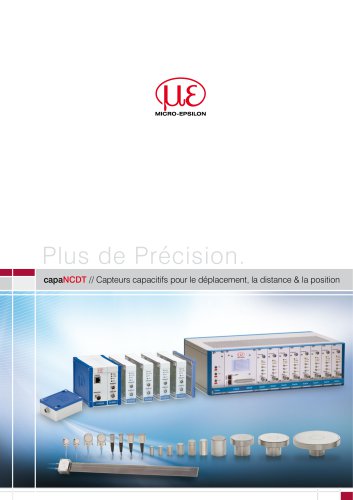 Capteurs capacitifs pour le déplacement, la distance & la position // capaNCDT