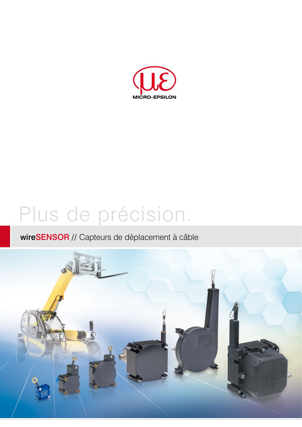 Capteurs de d&eacute;placement &agrave; c&acirc;ble // wireSENSOR - MICRO-EPSILON
