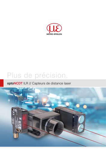 Capteurs de distance laser // optoNCDT ILR