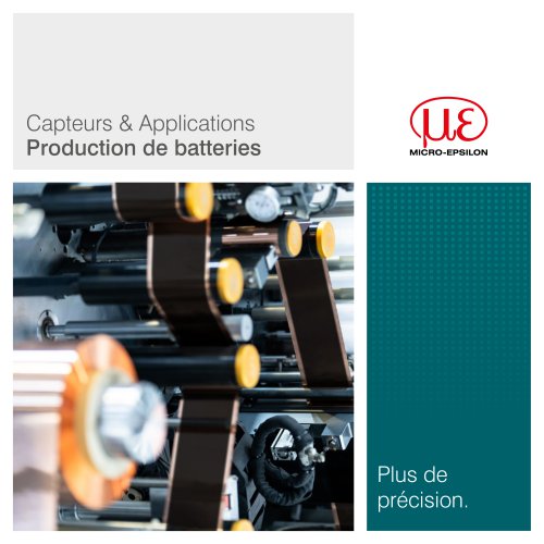 Production de batteries