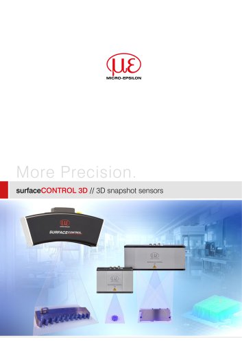 surfaceCONTROL 3D // 3D snapshot sensors