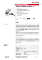 Absolute Encoder AC 36 - BiSS / SSI