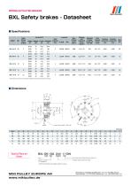 BXL Model datasheet