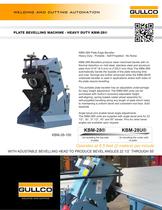 Metal Plate Bevelling Machine - KBM-28